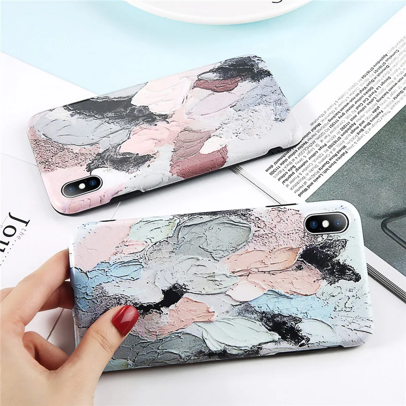 Lovebay чехол для телефона iPhone 6 6s 7 8 Plus X XR XS Max Модный художественный цветок в стиле