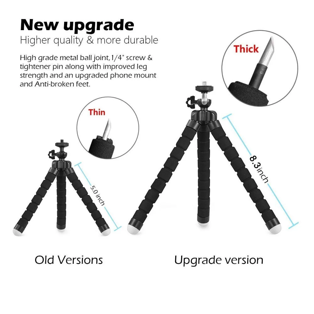 DUSZAKE гибкий мини штатив Gorillapod Octopus для телефона камеры мобильный iPhone Samsung