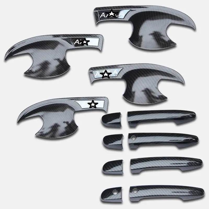 DEL# Modified Door Handle Exterior High-Grade Parts Trim Car Styling Bright Sequins Accessory 14 15 16 17 FOR Mazda Axela | Автомобили и