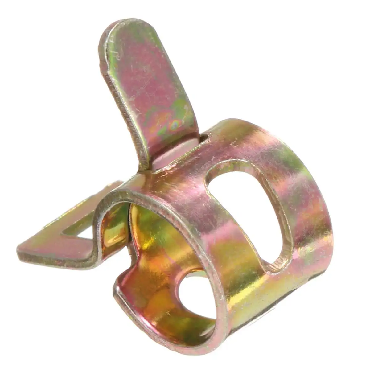 

10Pcs Motorcycle Oil Water Pipe Air Tube Clamp Fuel Line Vacuum Hose Spring Type Clip Fastener Steel for Zinc Plated