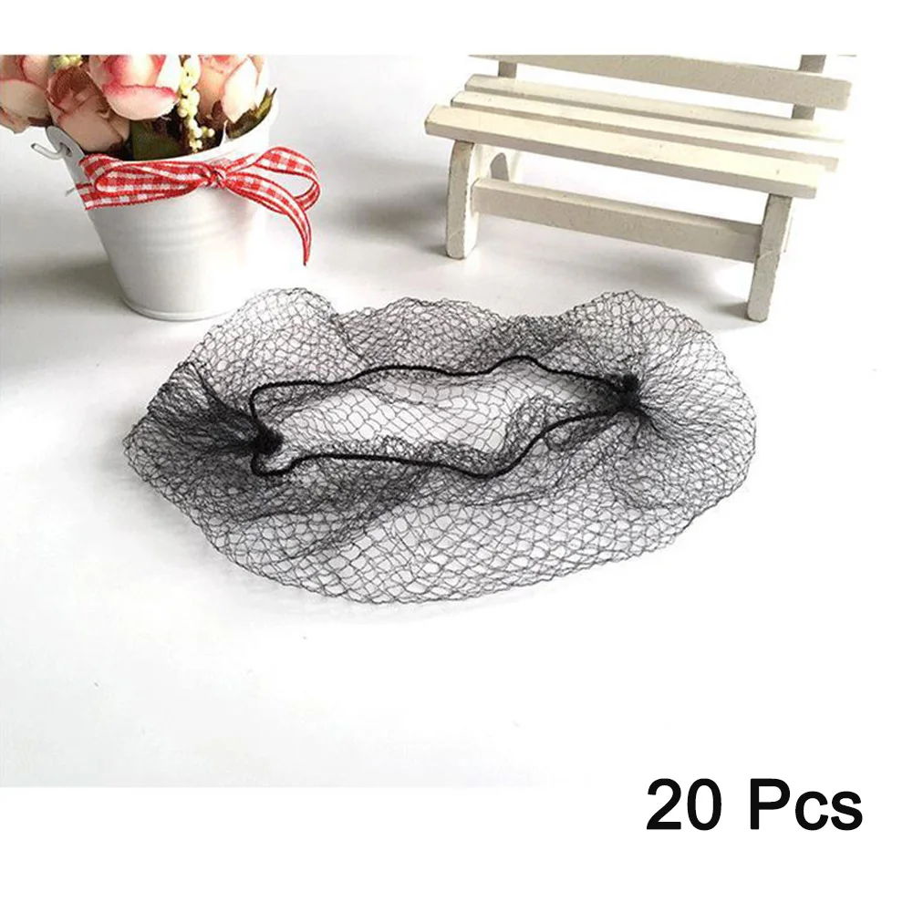 20 шт. женские парик на сетке украшения ультра тонкие DIY Hairnet работа эластичная