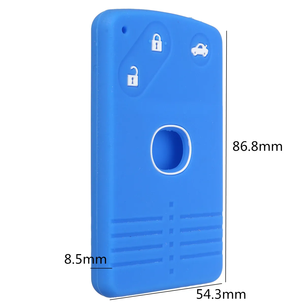 Силиконовый чехол для смарт карты с 3 кнопками брелок Mazda 5 6 CX 7 RX8 MX5|Футляр