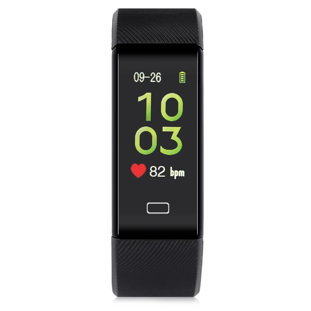 Alfawise B7 Pro Смарт часы Bluetooth 0 96 дюймов браслет сердечного ритма трекер сна шаг