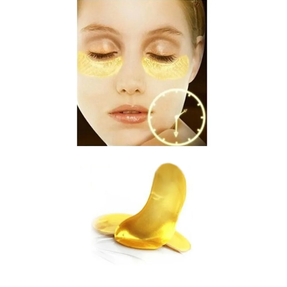 Патчи под глаза натуральный кристалл золотой протеиновый гель коллагеновая