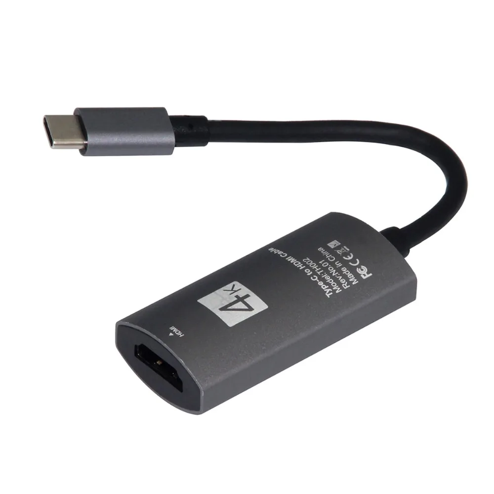SOONHUA высокое качество 4K USB 3 1 C Тип к HDMI Женский Кабель HDTV адаптер для устройства с
