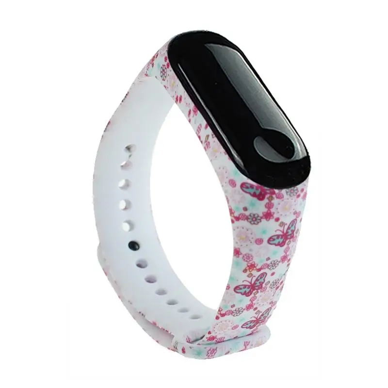 Сменный ремешок из мягкого силикона для Xiaomi Band 3 4 сменный наплечный Браслет Для