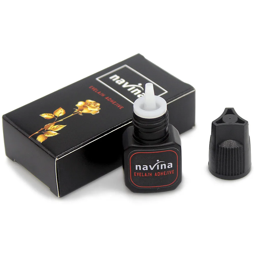Navina 5g * 10 шт. профессиональный клей для наращивания ресниц без вреда запаха