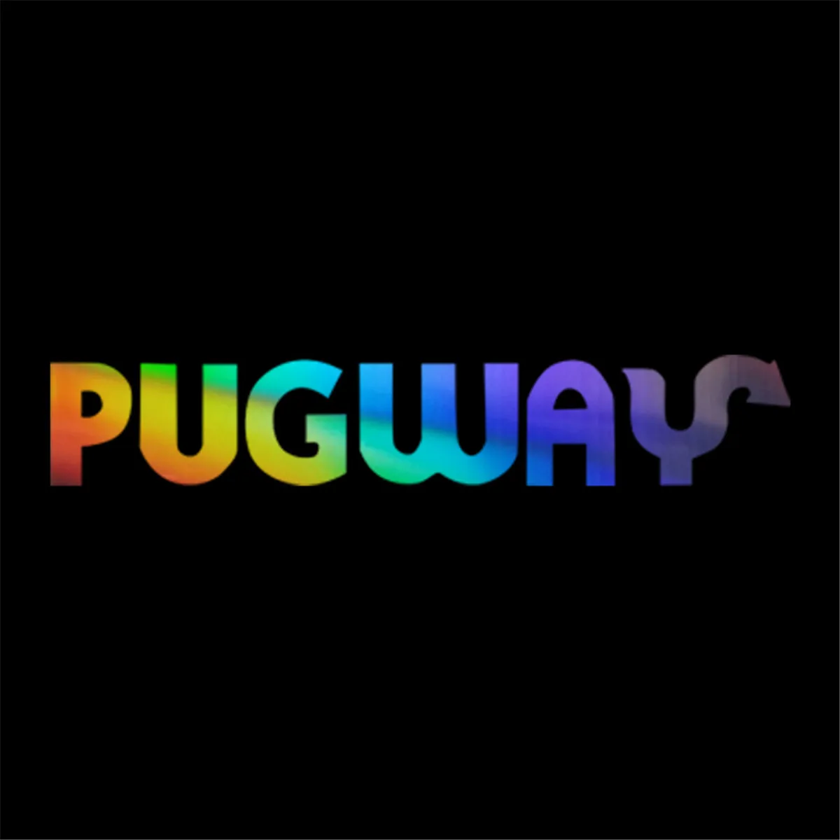 Забавная наклейка Pugway виниловая на машину Окно дверь стена бампер украшение для