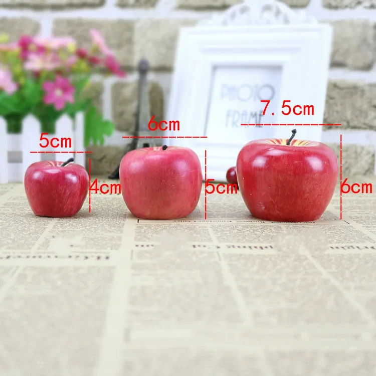 Свечи в форме яблока Velas Decorativas De Cera беспламенные домашние украшения день