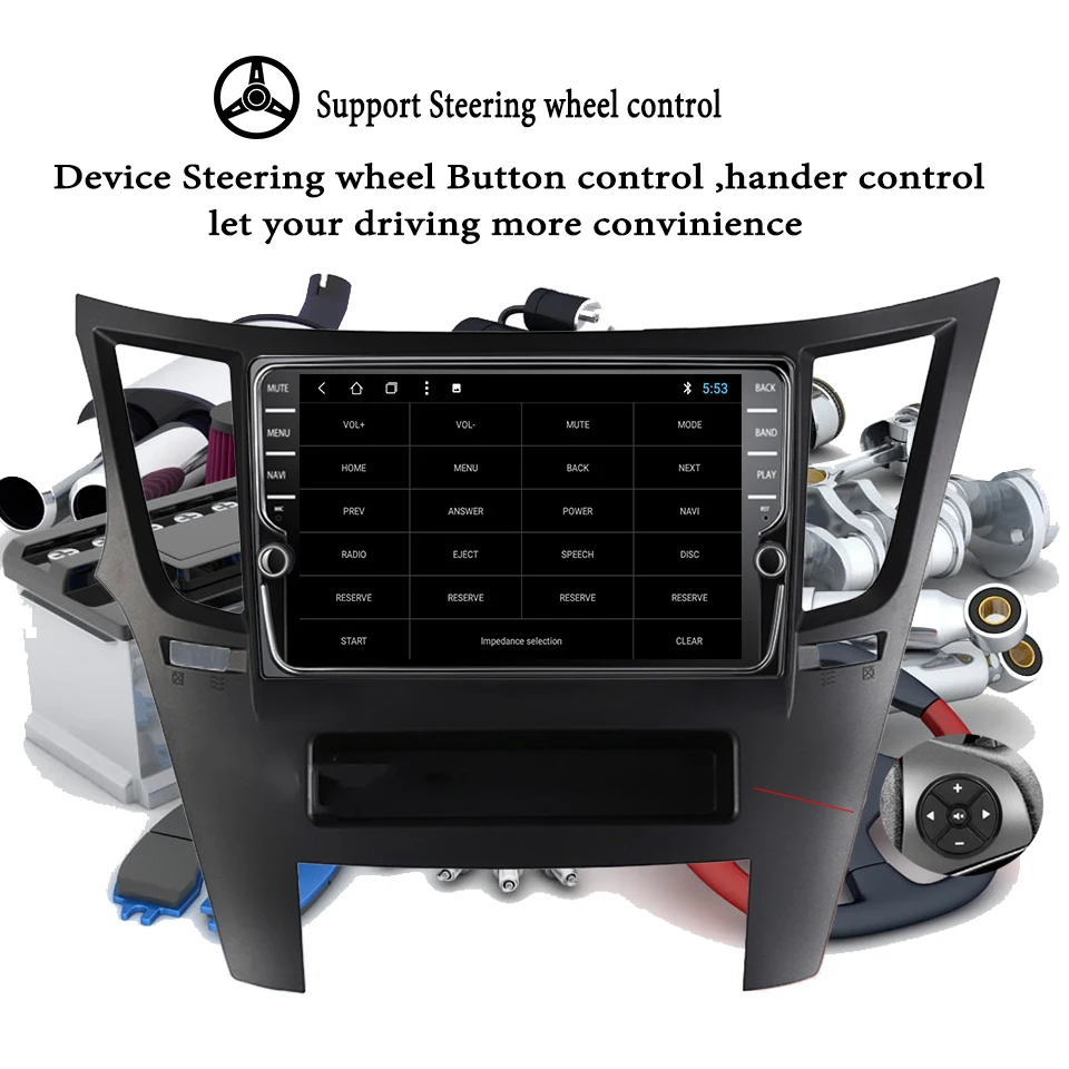IPS 1024*600 Android 8 1 автомобильный DVD GPS навигатор радио плеер для Subaru Legacy Outback 2010 2014