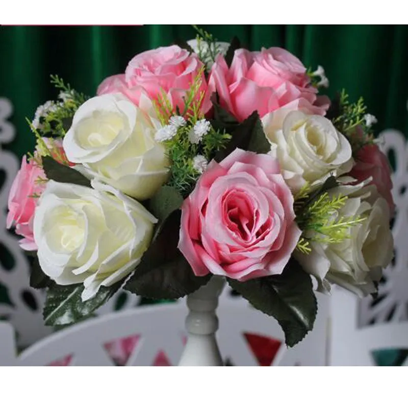 Искусственный цветочный шар из ткани 2 шт. пластиковые искусственные цветы