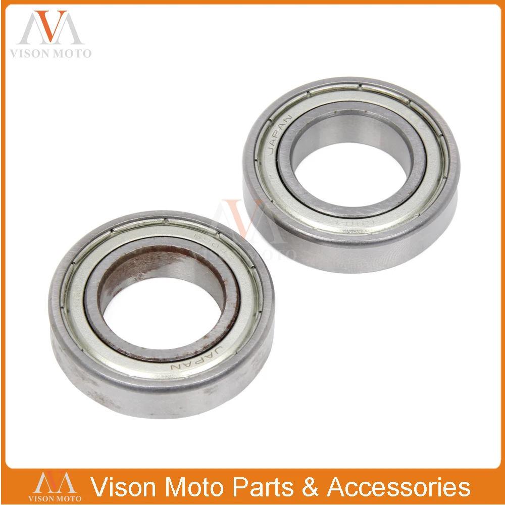 2PCS Front Wheel Hub Roller Bearing For CR CRF 125R 250R 450R 500R 250X 450X KX125 KX250 KXF KLX400 RM125 RM250 DRZ400SM RMZ250 |
