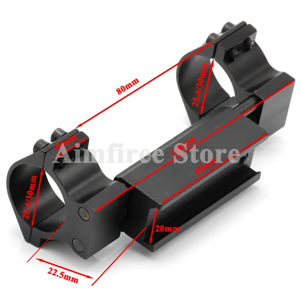 Кольца для прицела винтовки 25 4 мм 30 Zero Recoil Scope Mount Fit Picatinny Weaver Rail Adapter с пружинным