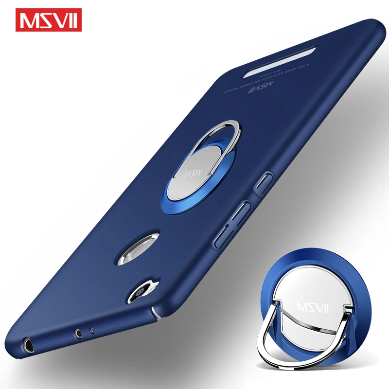 MSVII чехлы для Xiaomi Redmi 3 S Чехол кольцо тонкий матовый чехол Pro Xiomi металлический