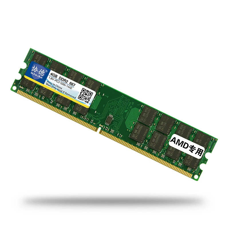 Xiede настольный компьютер оперативная память модуль Ddr2 667 Pc2-5300 240Pin Dimm 667Mhz |