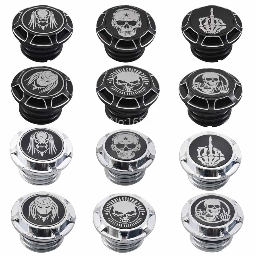 

Motorcycle Skull Fuel Gas Tank Decorative Oil Cap For Harley Davidson Sportster XL 1200 883 X48 Dyna Softail fatboy Touring FLHR