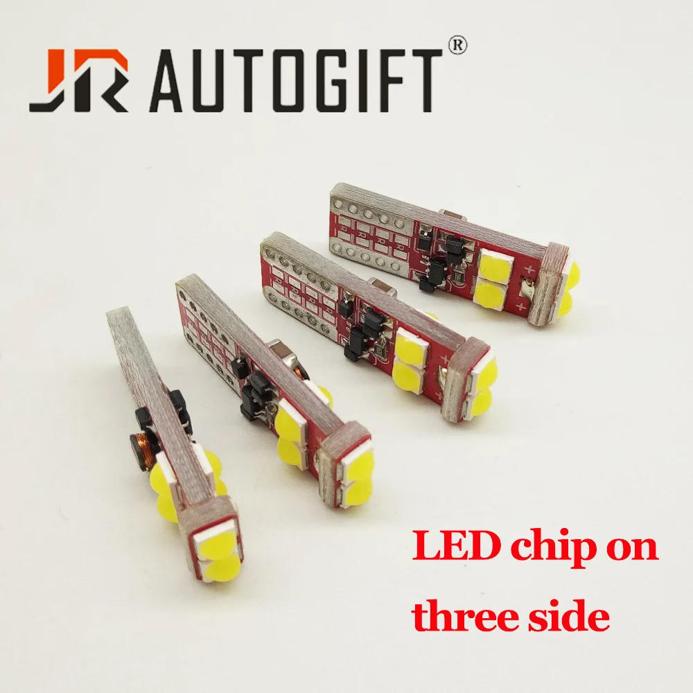 Светодиодсветодиодный CAN шина T10 194 W5W 3535 6 led canbus без ошибок 12 24 В автомобильная