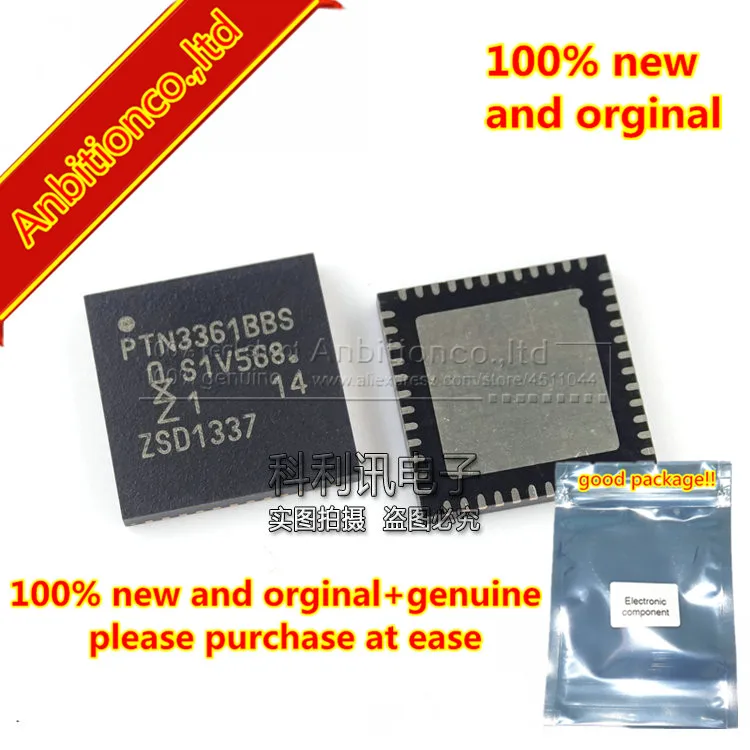 5 шт. 100% новый и оригинальный PTN3361BBS HVQFN 48 HDMI/DVI сдвиг уровня с ключом обнаружения