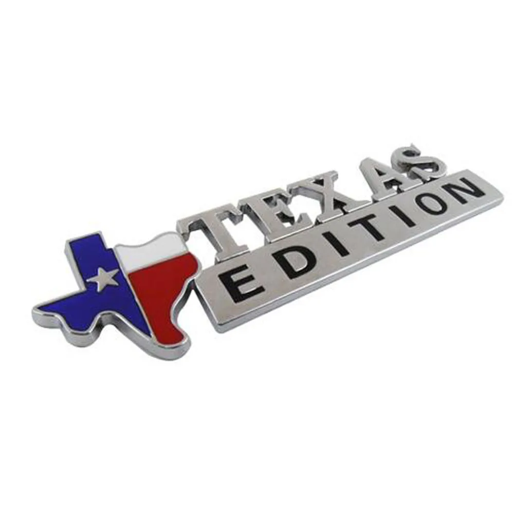 3D металлическая эмблема TEXAS EDITION стикер автомобиля эмблемы для Ford универсальных