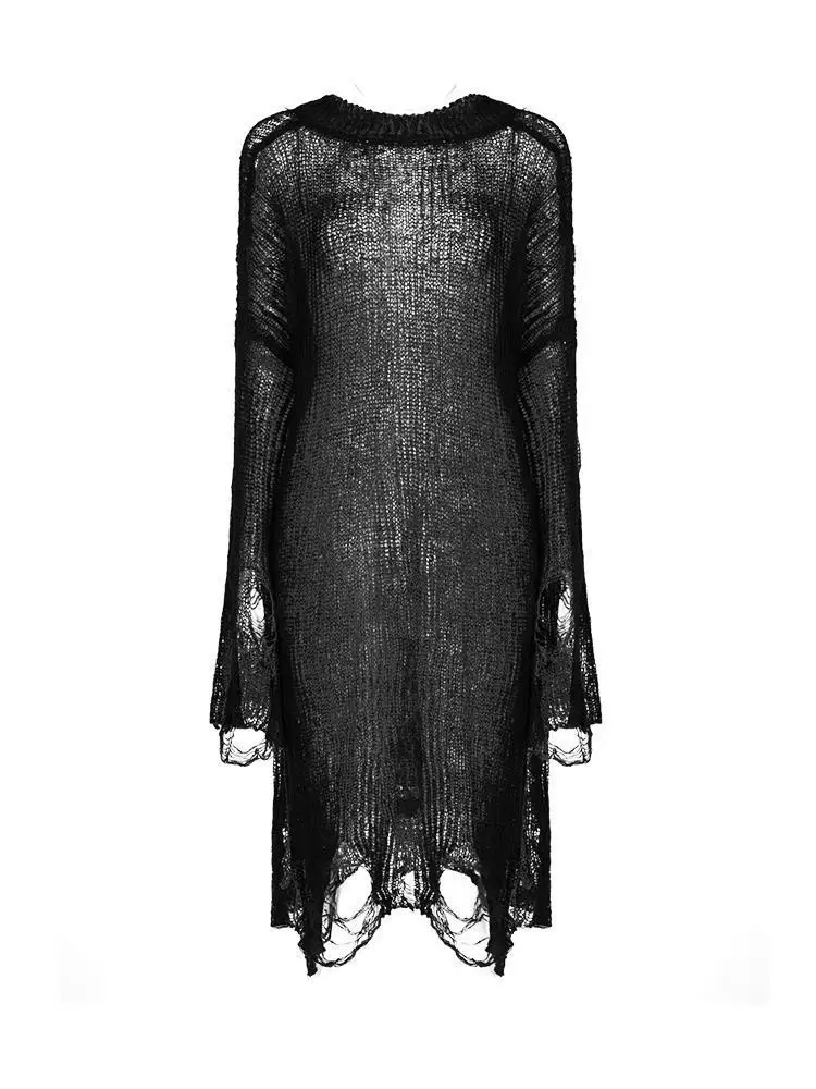 Женское трикотажное платье в стиле панк PM135TM|Женские платья| |