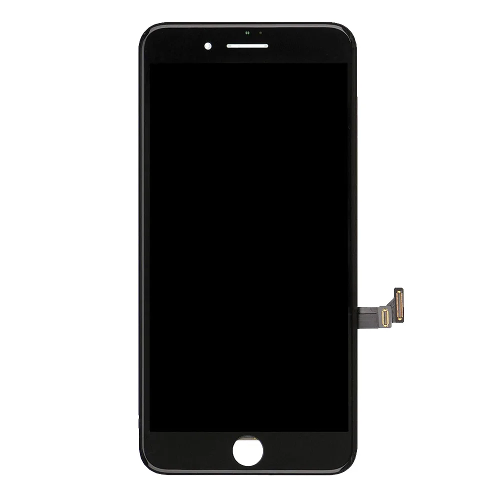 Восстановленный ЖК-дигитайзер в сборе для iPhone 7 Plus черный/белый панель класса AAA