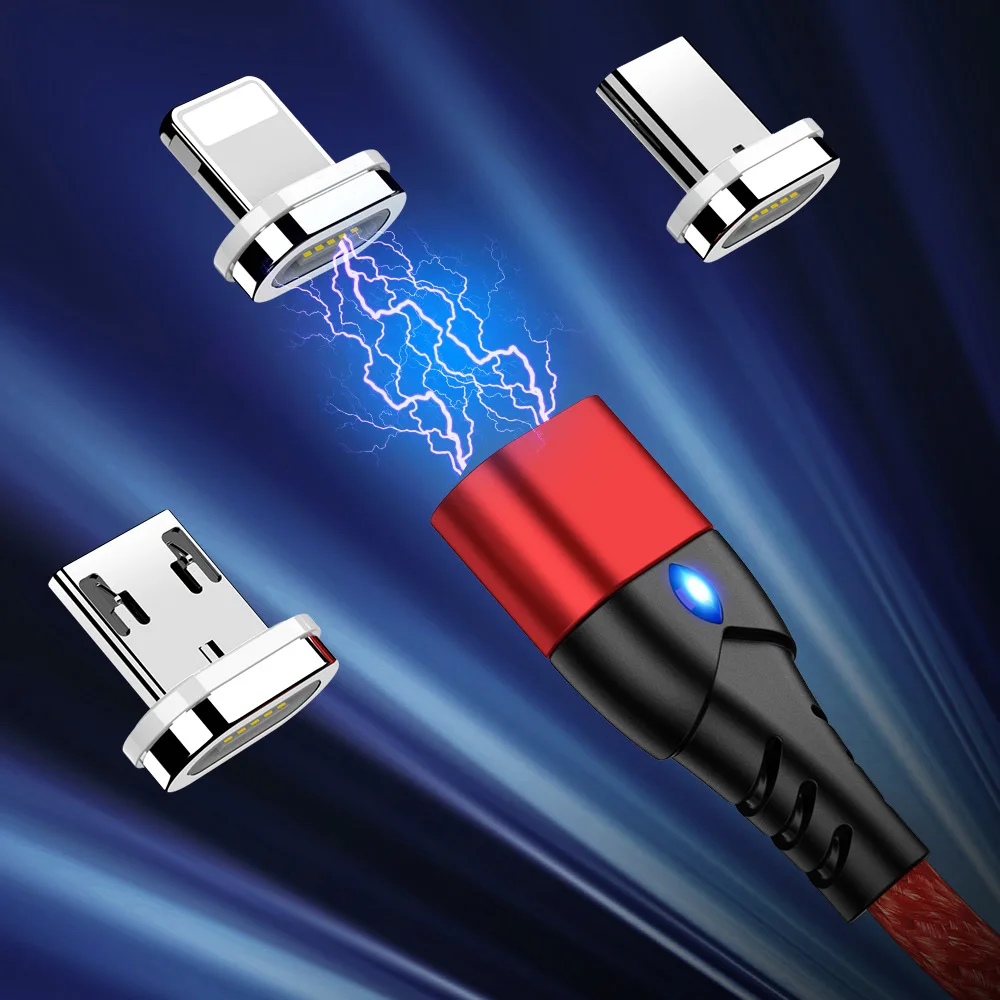 Kisscase Магнитный микро USB кабель 3A Быстрая Зарядка Тип C для iPhone Samsung магнит зарядное
