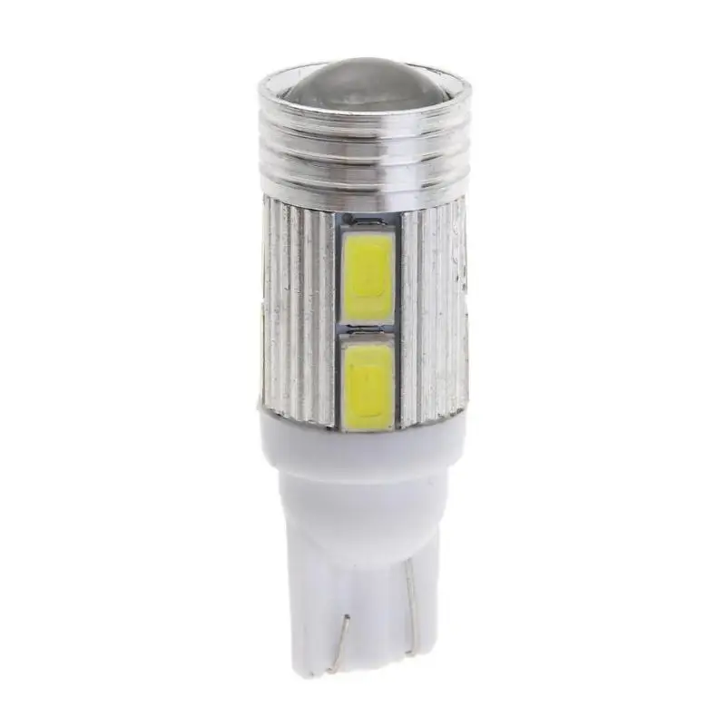 Белый Автомобильный светодиодный светильник T10 W5W 10SMD 5630 2 шт. светодиод 6000K