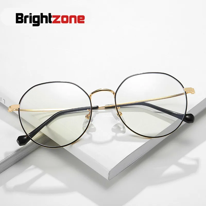 Металлические оправы Brightzone для очков по рецепту брендовые модные женские очки