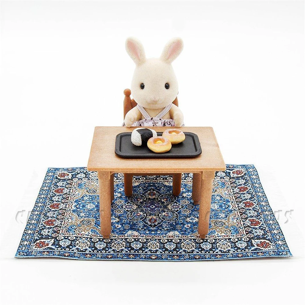Маленькая миниатюрная мини-игрушка 1/12 турецкие тканые весы ковер одеяло