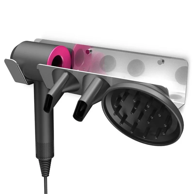 Настенный держатель из алюминиевого сплава для Dyson сверхзвуковой фен волос
