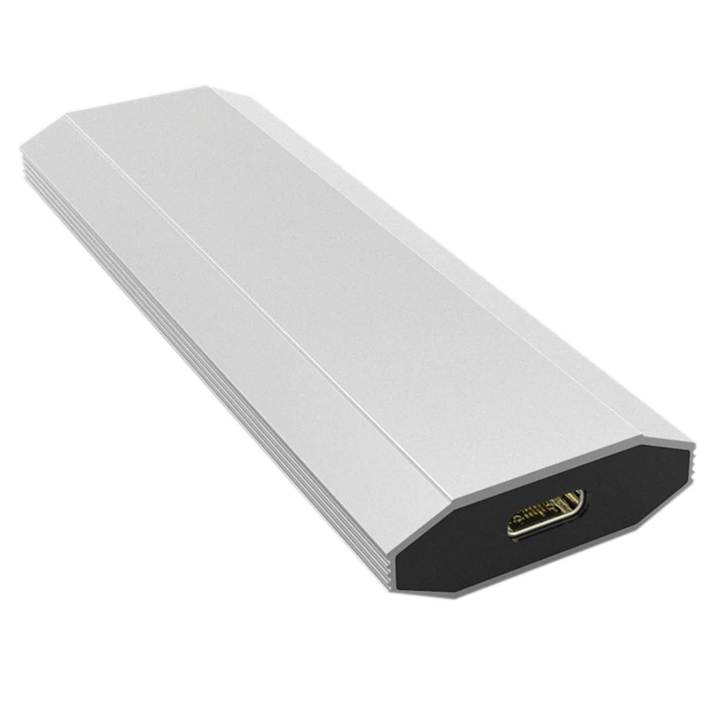 Nvme Pcie M.2 Ssd к Usb 3 1 Type C 10 Гбит/с внешний алюминиевый корпус охлаждения 2242 2280 Pci E M2 M Key
