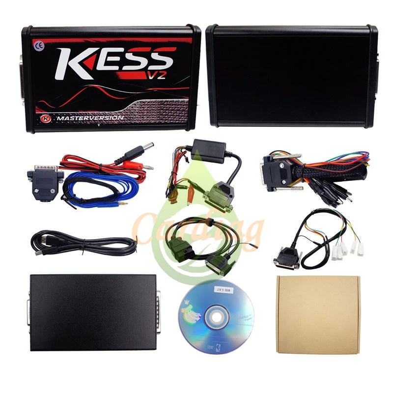 Новый KTAG V7.020 красный ЕС 4 светодио дный K TAG 7 020 ЭБУ программист онлайн KESS V2 V5.017 V2.47