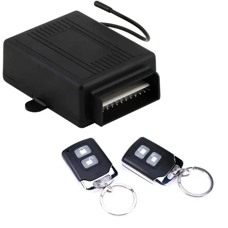 12v Electrical Auto Remote Central Kit Door Lock Locking Vehicle Keyless Entry System Car Alarm Systems With 2 Control | Автомобили и