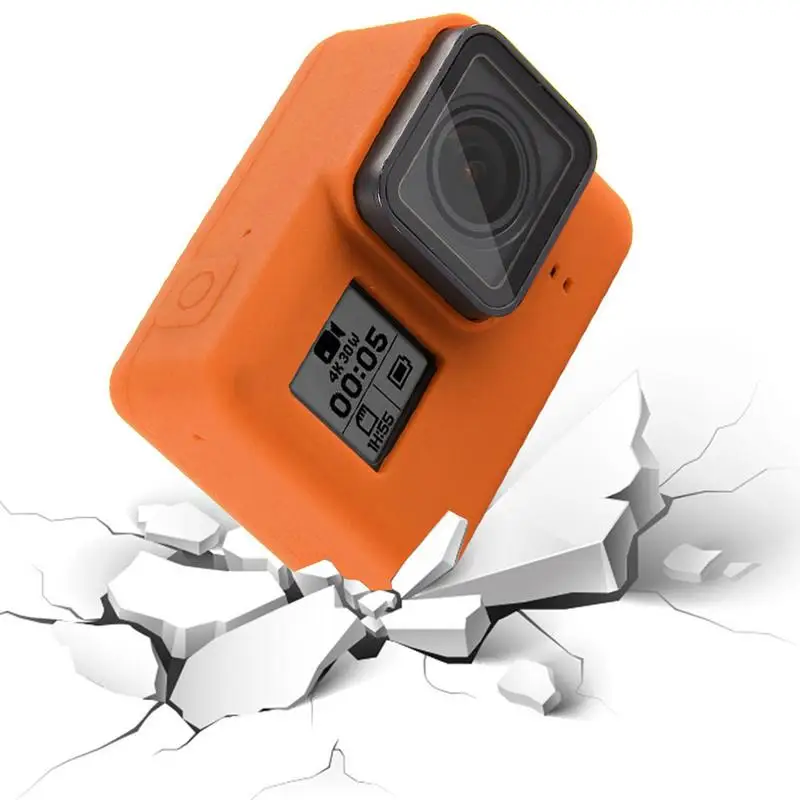 Силиконовый чехол для камеры PULUZ Hero7 черный Go PRO 7/6/5 защитный GO 7|Аксессуары