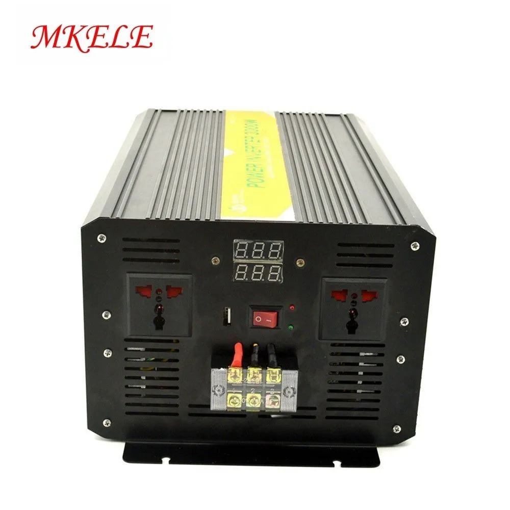 

MKP3000-241 Power Pure Sine Inverter 24v 120v 3000w 24VDC To 110VAC Off Grid Solar Wave Output Universal China