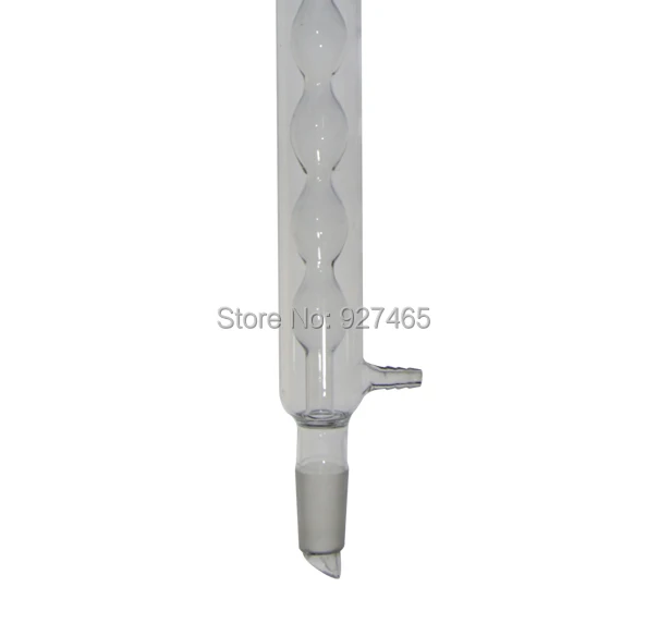 YHChem Lab Coil Reflux Condenser 300mm Length 24/29 Joint 10mm hose connection | Beaker