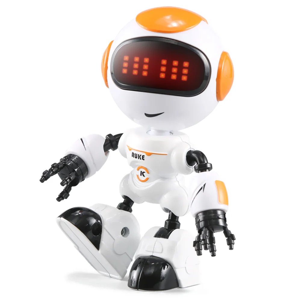 JJRC R8 Touch Sensing LED Eyes RC Robot Smart Voice DIY Body Gesture Model Remote Control Toy Interaction Function Robots |