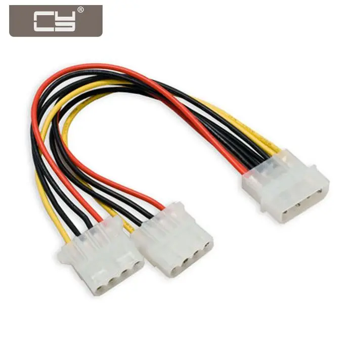 CY IDE 4P на двойной Y-образный сплиттер Удлинительный кабель для жесткого диска 10 см