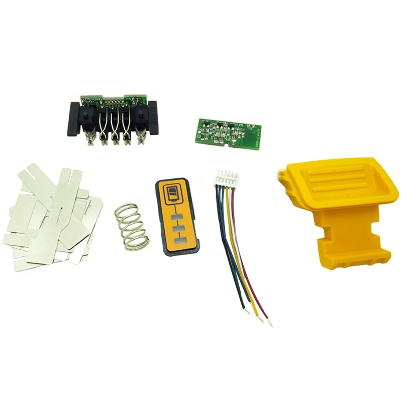 For Dewalt 18V 20V Battery Replacement Plastic Case 3.0Ah 4.0Ah DCB201 DCB203 DCB204 DCB200 Li-Ion Cover Parts | Электроника