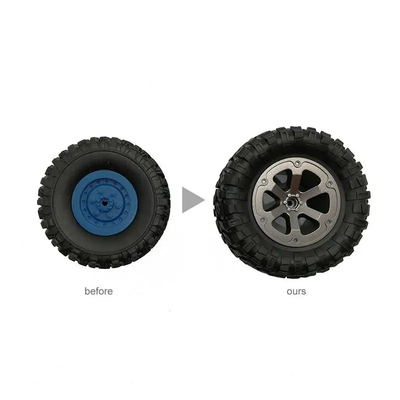 Резиновые шины RC для гоночных автомобилей на дорожное Колесо обода подходит WPL B-1