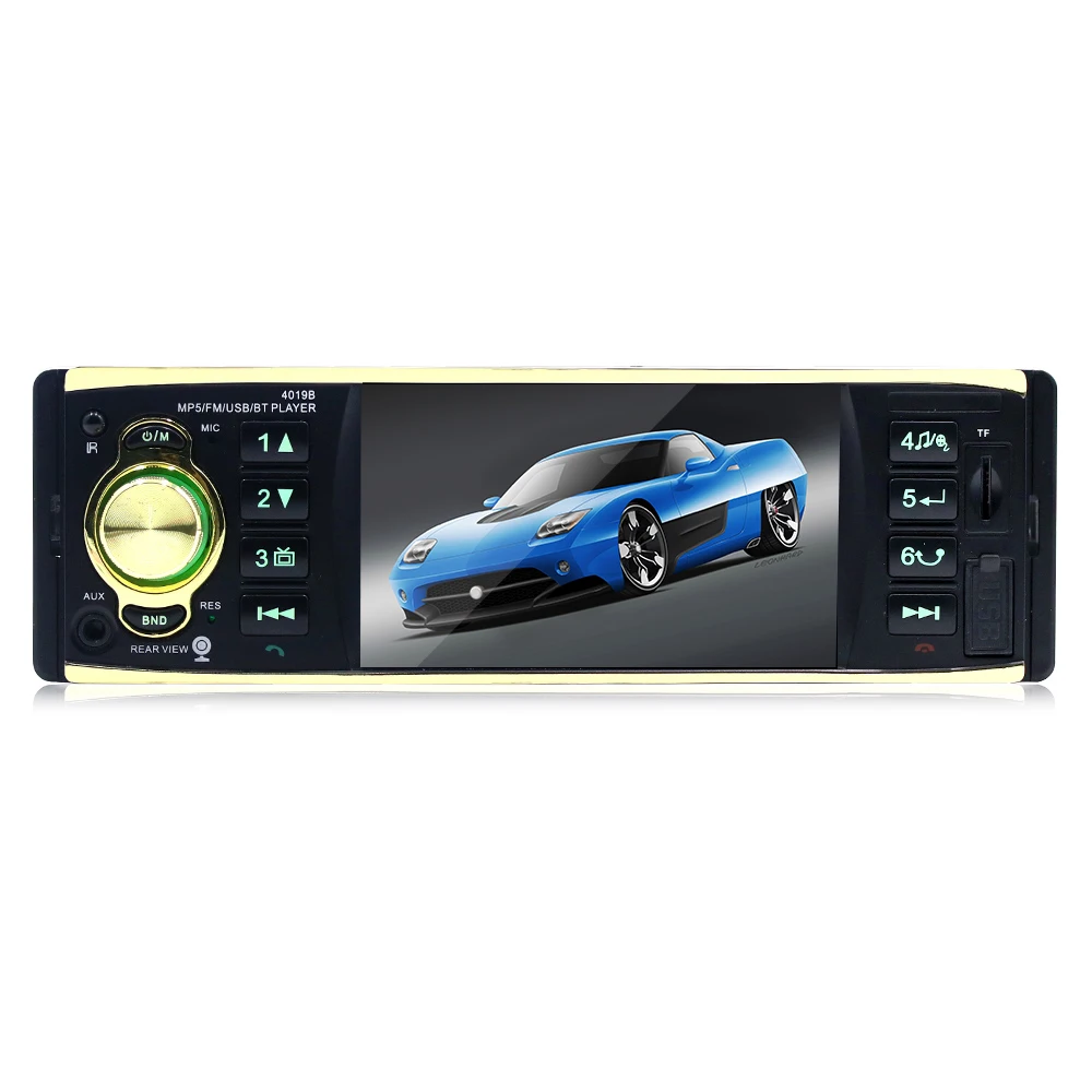 Автомагнитола 1 Din 12 В сенсорный экран 4 дюйма автомагнитола Mirror Link Rds стерео Bluetooth