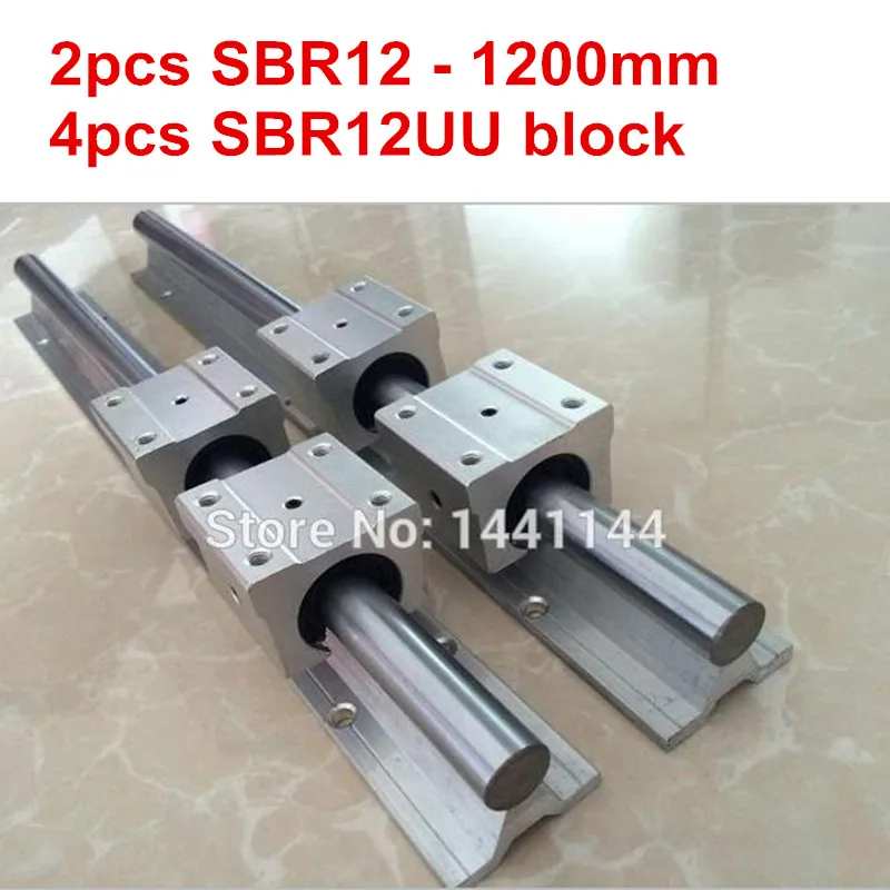 

SBR12 Линейная направляющая: 2 шт. SBR12-1200 мм линейная направляющая + 4 шт. SBR12UU блок для деталей с ЧПУ