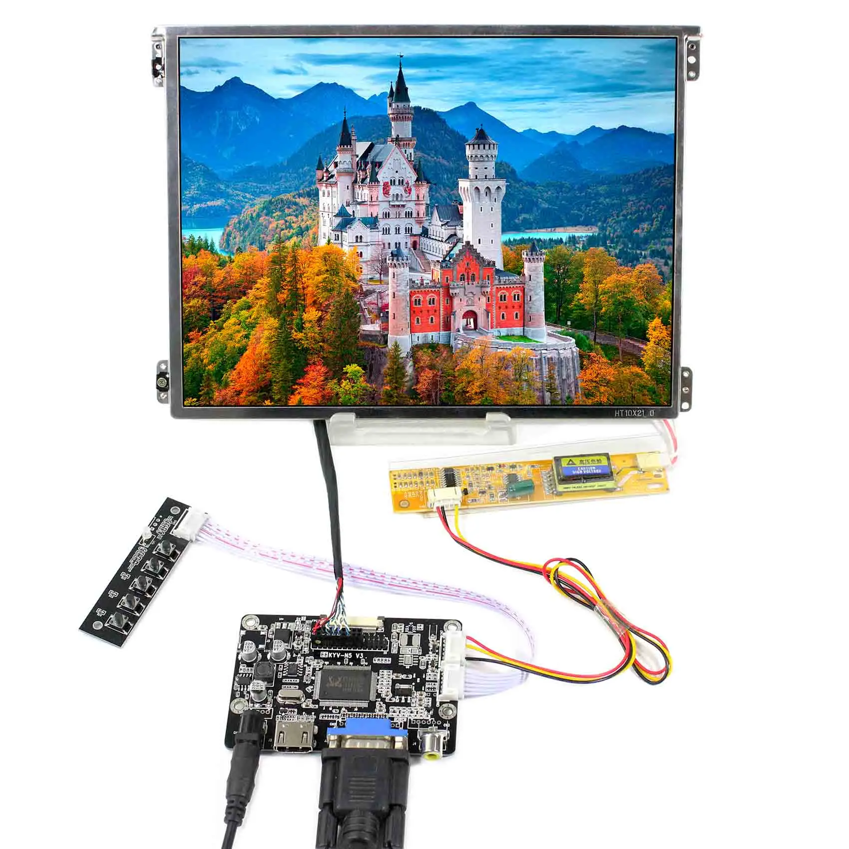 10 4 дюймов 1024X768 IPS ЖК дисплей Экран HT10X21 311 работать с HD MI VGA AV плата контроллера KYV N5