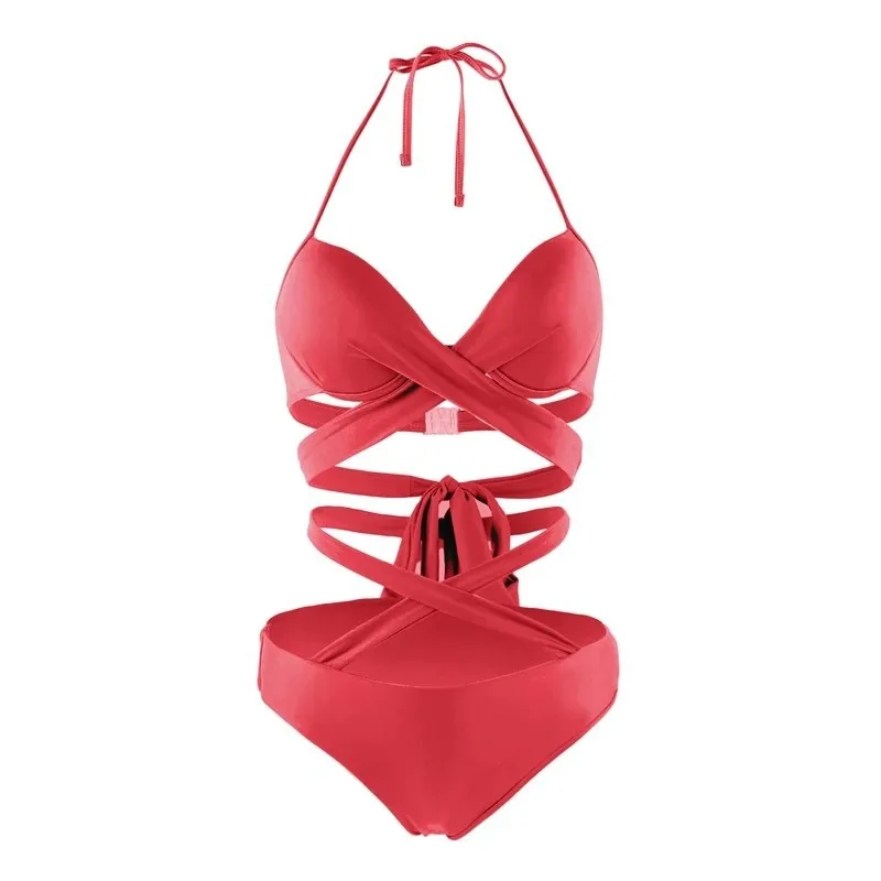 2019 New Foreign Trade Sexy Black and White Color Matching Bikini Women's Split Swimsuit Manufacturer Wholesale |
