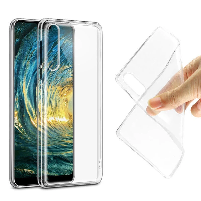 Clear Soft TPU Case For Huawei Y6 Y7 Pro Y9 P Smart Plus 2019 Honor 20i 10i 8S 8X 8A 8C 9 10 Mate 20 Lite 20X Ultra Thin Cover |