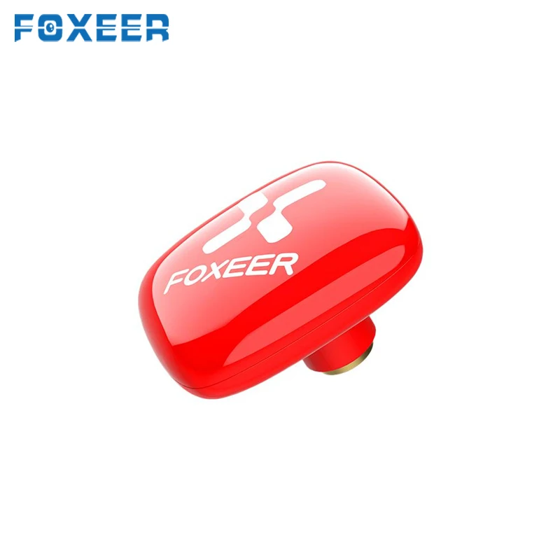 Новинка Foxeer Patch 5 8G 8DBi антенна RHCP FPV SMA Мужская Черная/красная для радиоуправляемых