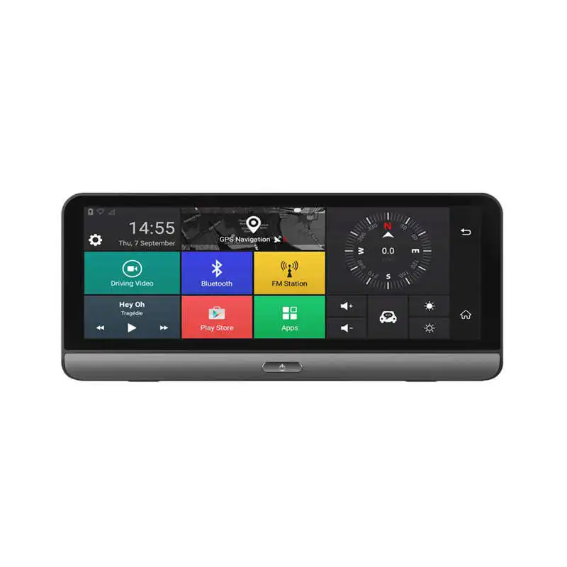Складной автомобильный видеорегистратор 8 дюймов Android 5 1 Gps навигация камера с
