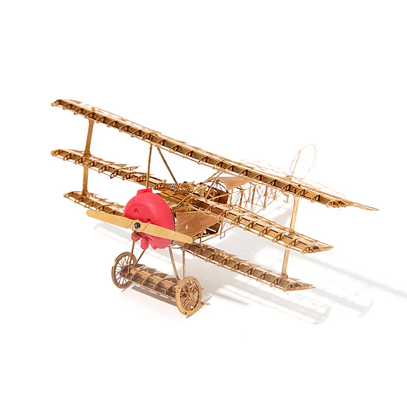 1/48 Fokker DR.1 самолет 3D металлические Пазлы медная авиация наборы моделей сборочные