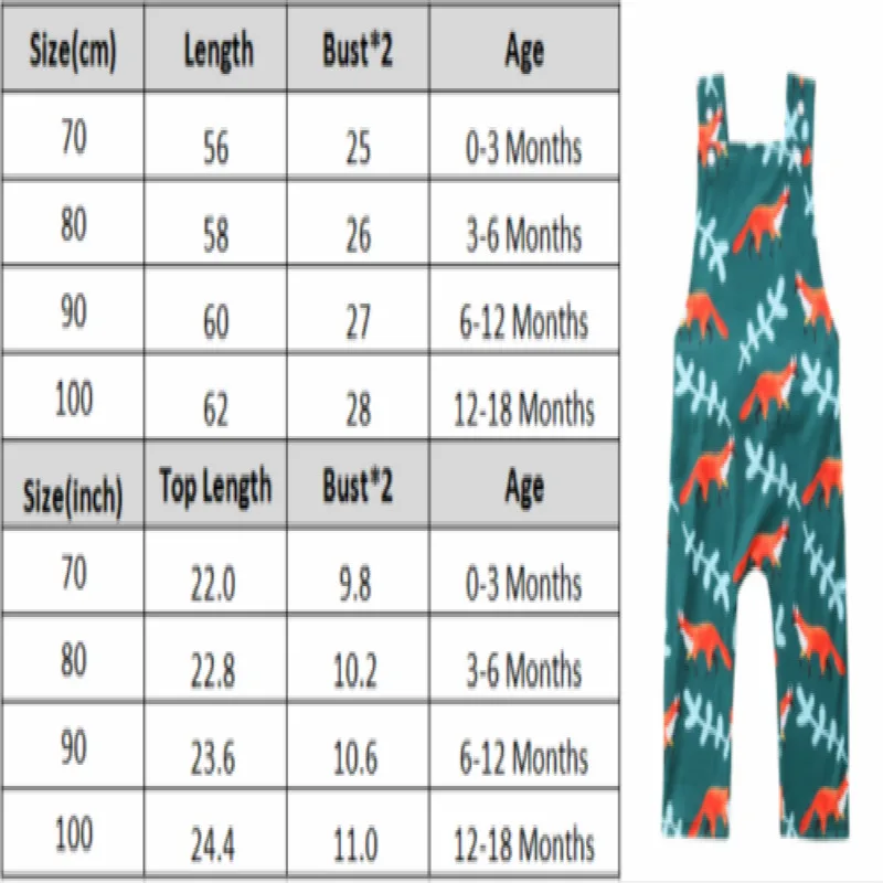 Pudcoco 2019 New Brand Seller Newborn Baby Boys Fox Romper Jumpsuit Clothes Outfit |