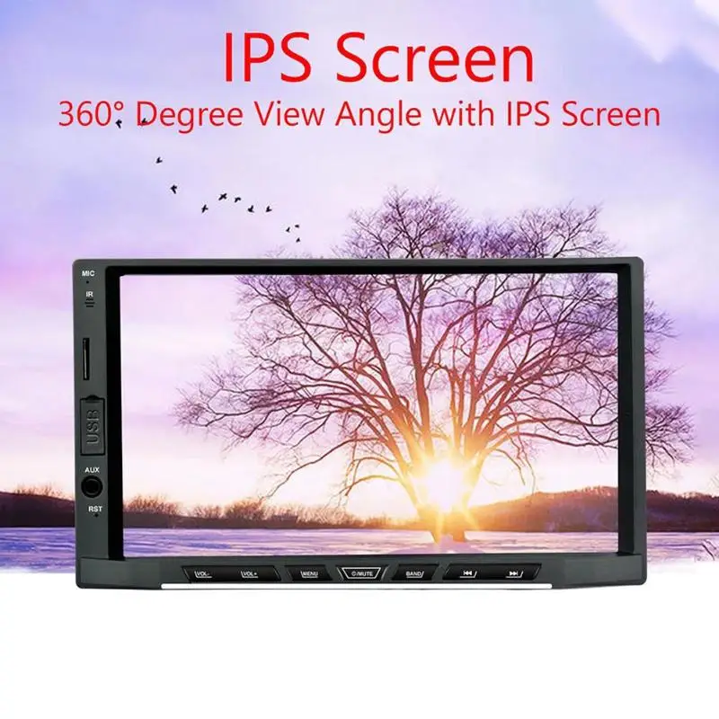 7 &quotВосьмиядерный Android 8 1 MP5 плеер HD дисплей Bluetooth Мультимедиа GPS Navi RDS WiFi USB 2din